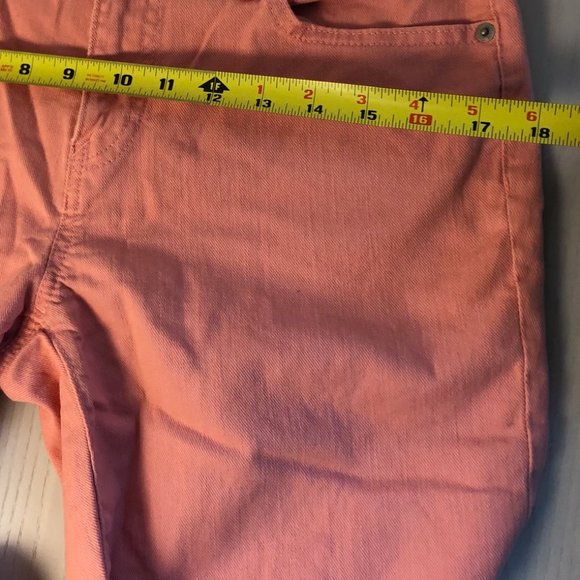 GAP Coral Pink Denim Jeans Size 27 - Picture 6 of 8